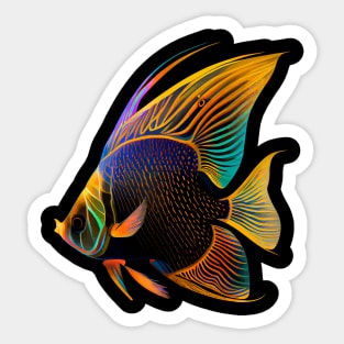 Angelfish Sticker